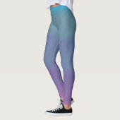 Weiche Hübsche Türkisfarben Leggings (Links)
