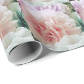 Weiche Kaffeefilterblumen Geschenkpapier (Rolleneckpunkt)