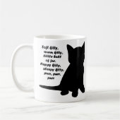 Weiche Kitty-Lied-Tasse Kaffeetasse (Links)