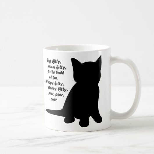 Weiche Kitty-Lied-Tasse Kaffeetasse (Rechts)