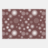 Weiche, komplizierte und hübsche Blumen Geschenkpapier Set (Vorderseite 3)