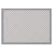 Weiche Koralle und graue Schachtel Tischdecke (Vorderseite (Horizontal))