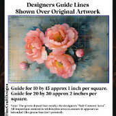 Weiche Korallen rosa Peony Blooms & Buds CR2 Decou Seidenpapier