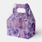 Weiche Lila Blüte Geschenkschachtel (Rückseite)