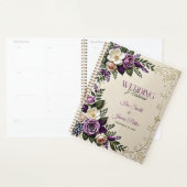 Weiche Lila Creme Botanische Hochzeit mit Flora Planer (Anzeige)