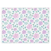 Weiche Lila Rose Tischdecke (Vorderseite (Horizontal))