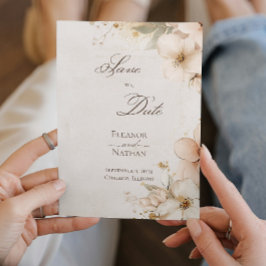 Weiche Lila Rose und Save the Date ausgeklügelt Einladung