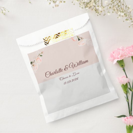 Weiche lila und graue Effekte mit Blume Geschenktütchen (Versiegelt)