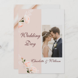 Weiche lila Wirkungen mit Blume Einladung