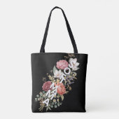 Weiche Mama-Blumen-Typografie-Design  Tasche (Rückseite)