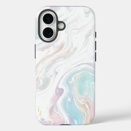 Weiche Marmorwellen Case-Mate iPhone Hülle (Rückseite)
