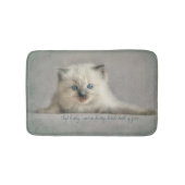 Weiche Miezekatze, ragdoll Badmatte Badematte (Vorderseite)