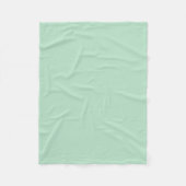 Weiche Mintgrüne Fleece-Decke – Gemütlich & Stylis Fleecedecke (Vorderseite)