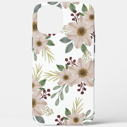 Weiche Minzgrüne Florale Gartenmuster iPhone-Hülle Case-Mate iPhone Hülle (Rückseite)