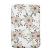 Weiche Minzgrüne Gartengeblümte Badematte (Vorderseite Vertikal)