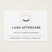 Weiche moderne Wimpern-Nachbehandlungsschablone in (Vorderseite)