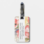 Weiche Mohnblumen I Gepäckanhänger (Rückseite vertikal)