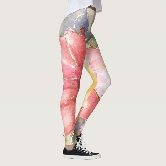 Weiche Mohnblumen I Leggings (Rechts)