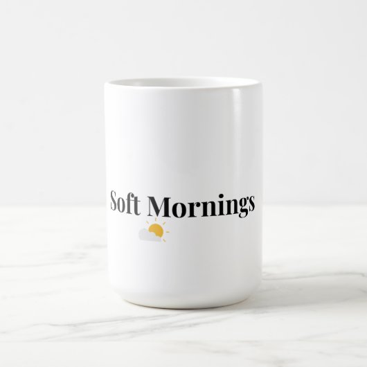 Weiche Morgen Kuschel-Kaffeetasse Kaffeetasse (Mittel)