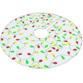 weiche, nahtlose Weihnachtsbaumlichter Polyester Weihnachtsbaumdecke (Schrägansicht)