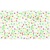 weiche, nahtlose Weihnachtsbaumlichter Tischdecke (Vorderseite (Horizontal))