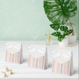 Weiche neutrale Streifen Favor Box Geschenkschachtel