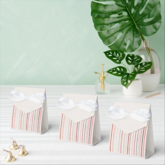 Weiche neutrale Streifen Favor Box Geschenkschachtel (Zahlreiche)