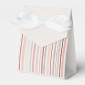 Weiche neutrale Streifen Favor Box Geschenkschachtel (Vorderseite)