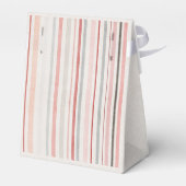 Weiche neutrale Streifen Favor Box Geschenkschachtel (Rückseite)