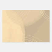 Weiche Neutronenlinien farbenfrohe Retro-Erdgesche Geschenkpapier Set (Vorderseite 2)