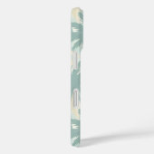 Weiche Palmen – Pastell-Tropenmuster Case-Mate iPhone Hülle (Rückseite / Rechts)