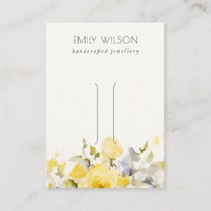 Weiche Pastel Blumenstanze Hairpin Schmuck Display Visitenkarte
