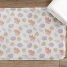 Weiche Pastel Fall Leaf Muster | Minimalistischer 