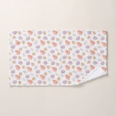 Weiche Pastel Fall Leaf Muster | Minimalistischer Badhandtuch Set (Handtuch)