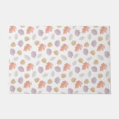 Weiche Pastel Fall Leaf Muster | Minimalistischer Fußmatte (Vorderseite)