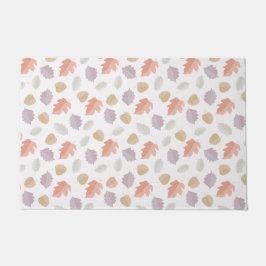 Weiche Pastel Fall Leaf Muster | Minimalistischer  Fußmatte
