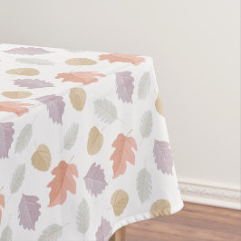 Weiche Pastel Fall Leaf Muster | Minimalistischer  Tischdecke