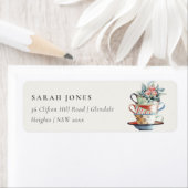 Weiche Pastel gestackte Cups Blumenkohl Tee Party (Insitu)