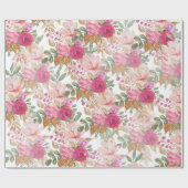 Weiche Pastelfeder-Bouquet aus Blume Geschenkpapier (Flach)