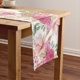 Weiche Pastelfeder-Bouquet aus Blume Großer Tischläufer