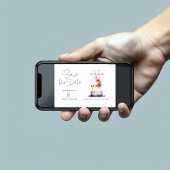 Weiche Pastell Aquarellkuchen Save the Date