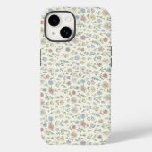 Weiche Pastell-Blumenmuster Süße Handyhülle Case-Mate iPhone Hülle (Rückseite)