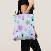 Weiche Pastell-Blumentasche Tasche (Von Nahem)