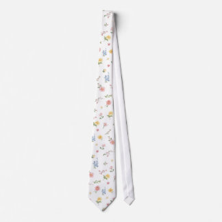 Weiche Pastell-Ornamentale Frühlings-Blumen-Garten Krawatte
