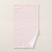 Weiche Pastell-Pfirsich-Einfarbig Badhandtuch Set (Handtuch)