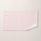 Weiche Pastell-Pfirsich-Einfarbig Badhandtuch Set (Handtuch)