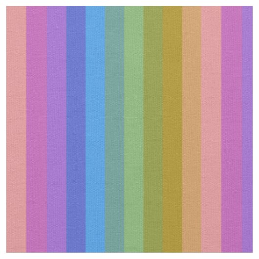 Weiche Pastell-Regenbogen-Vertikalstreifen Stoff (Nahaufnahme)