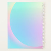 Weiche Pastell-Regenbogenfarbform Planer (Rückseite)