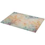 Weiche Pastell-Wasserfarben-Abstrakt Schneidebrett (Ecke)