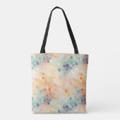 Weiche Pastell-Wasserfarben-Abstrakt Tasche (Rückseite)